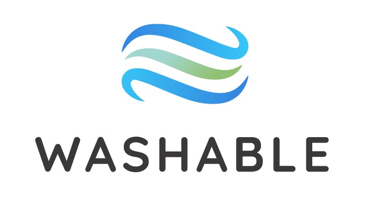 Washable logo