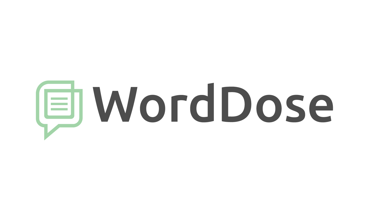 WordDose logo