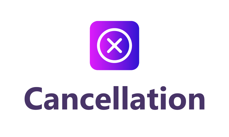 Cancellation logo