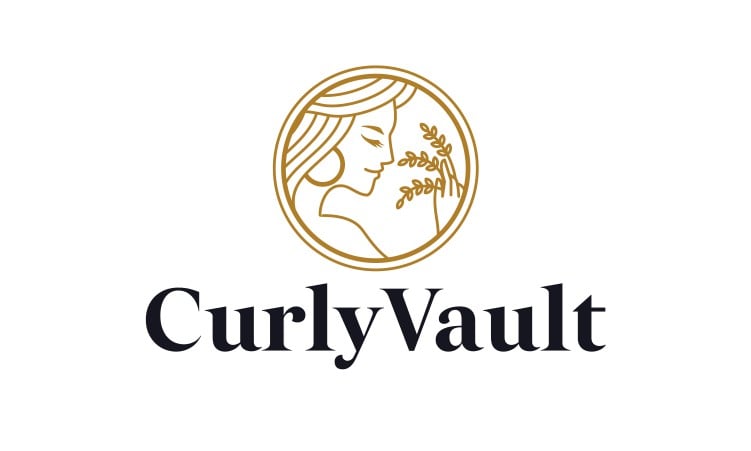 CurlyVault logo
