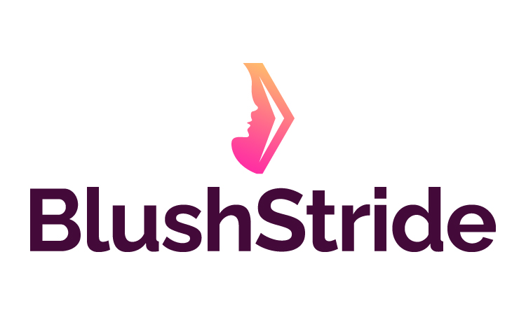 BlushStride logo