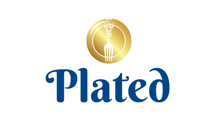 Plated logo