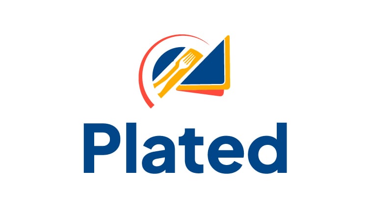 Plated logo