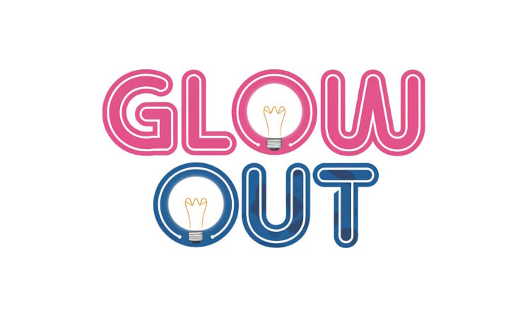 GlowOut logo