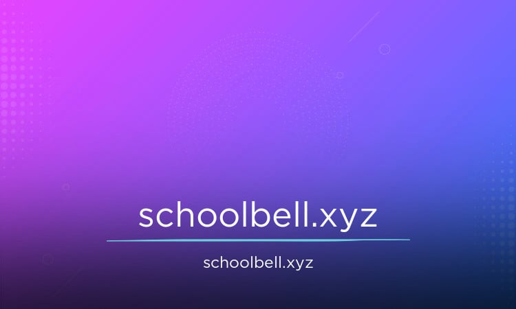 SchoolBell.xyz - Catchy premium domain names