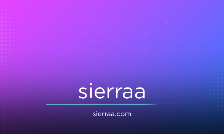 Sierraa.com - buy New premium names