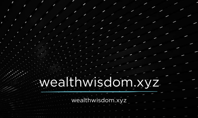 WealthWisdom.xyz - Cool premium domain names for sale