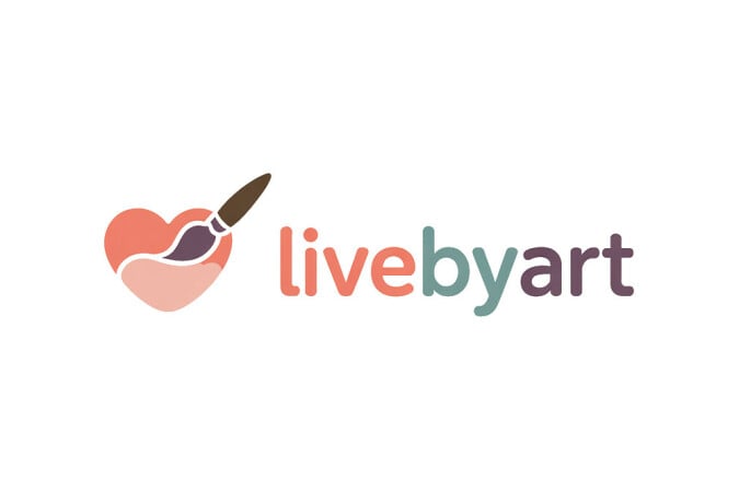 LiveByArt logo