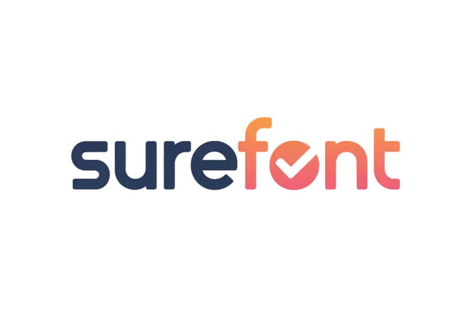 SureFont logo
