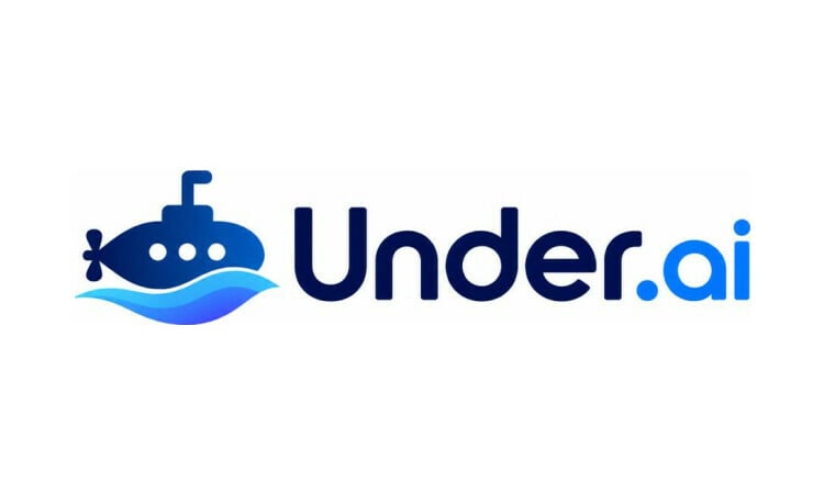 Under logo