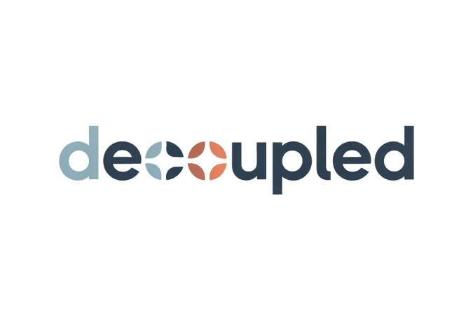 Decoupled logo