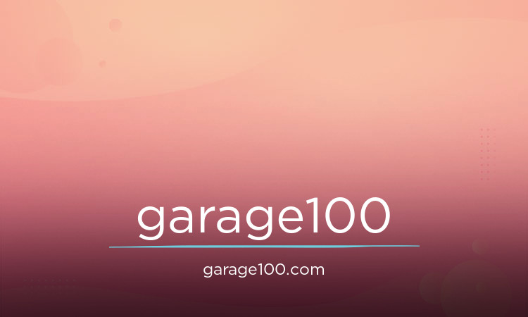 Garage100.com - Best premium domain marketplace