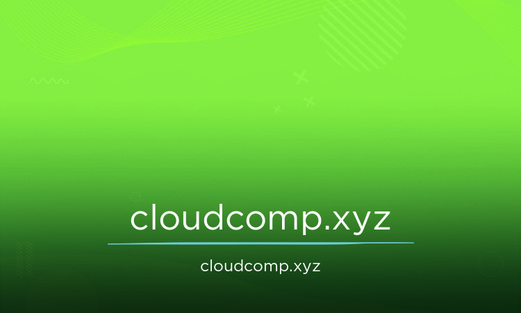 CloudComp.xyz - Cool premium domains