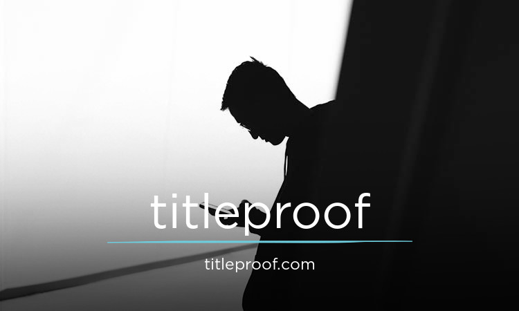 TitleProof.com - Catchy premium domain names