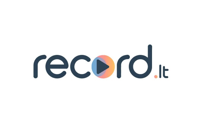 record logo