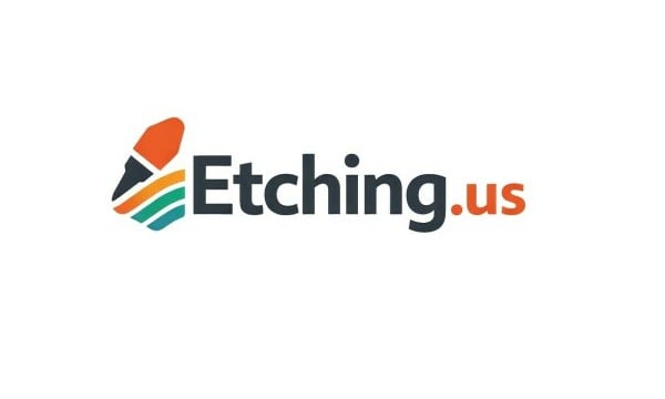 Etching logo