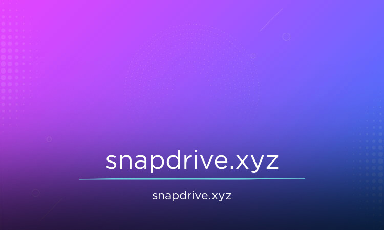 SnapDrive.xyz - Creative domains for sale