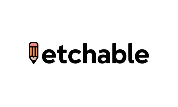 Etchable logo