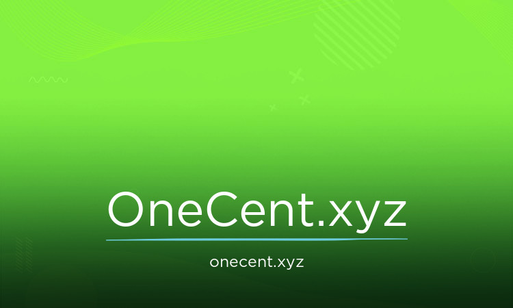 OneCent.xyz - buying Best premium names