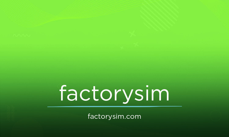 FactorySim.com - Unique premium domains