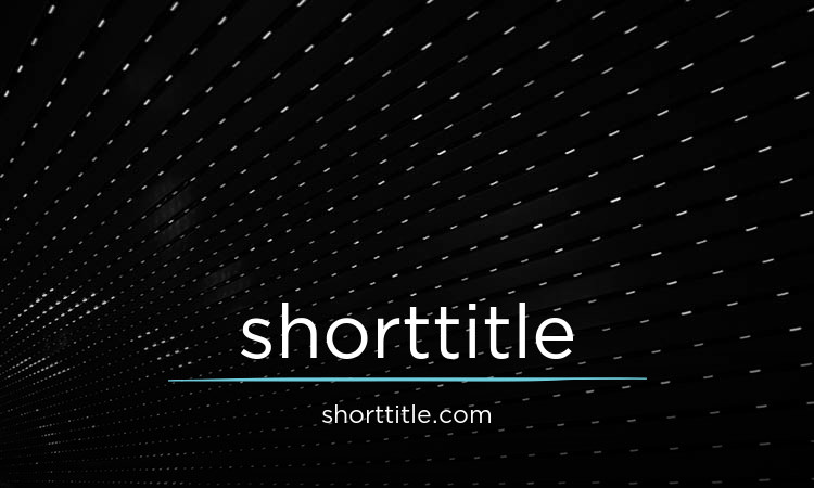 ShortTitle.com - Great domains for sale