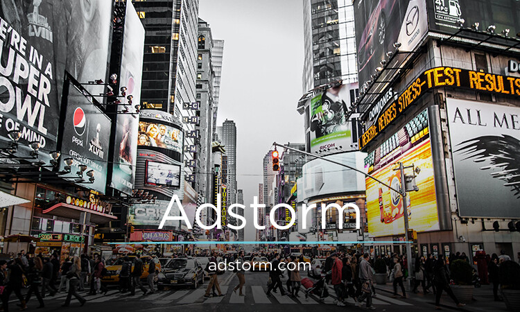 Adstorm.com - buying Catchy premium names