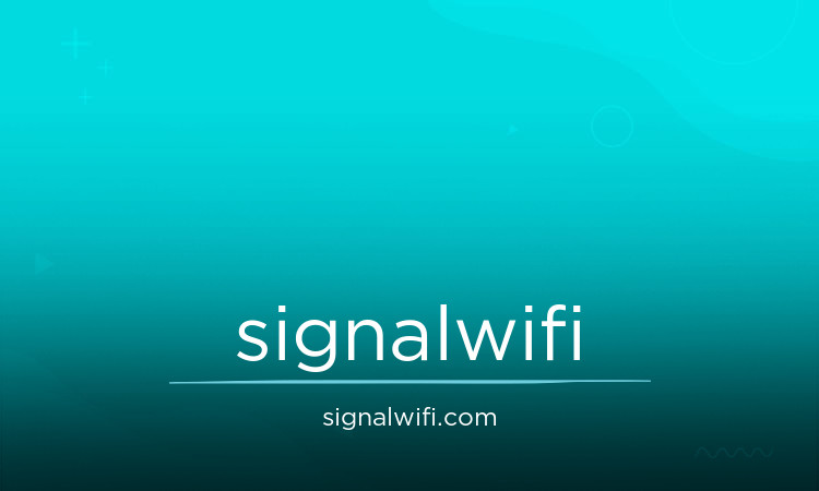 SignalWiFi.com - Creative premium domain names for sale