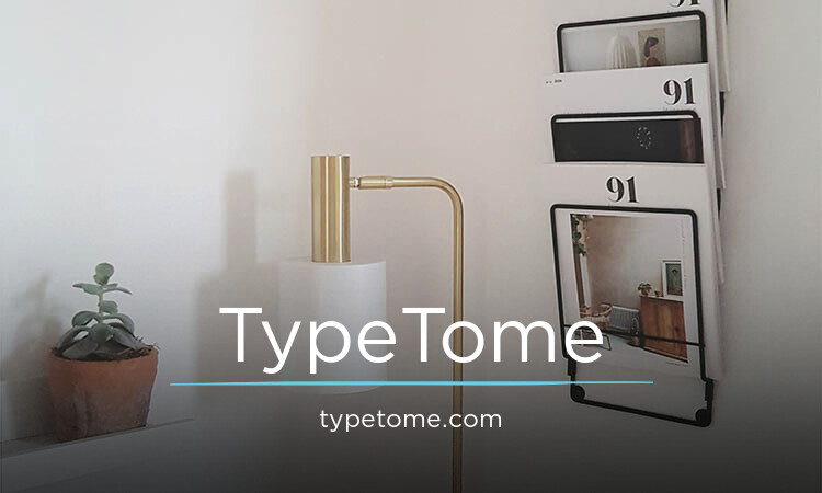TypeTome.com - Catchy premium domain marketplace
