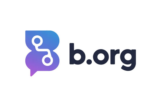 B logo