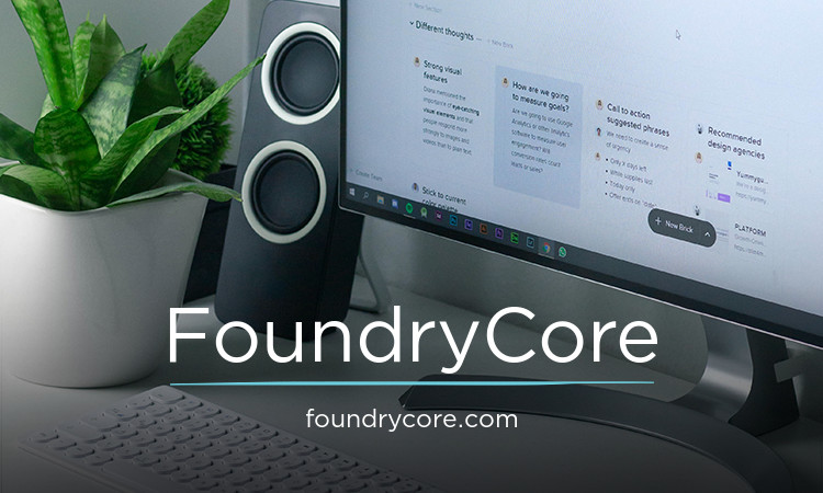 FoundryCore.com - Great premium domain marketplace