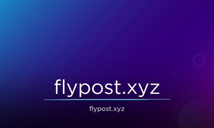 FlyPost.xyz - Unique premium domain names