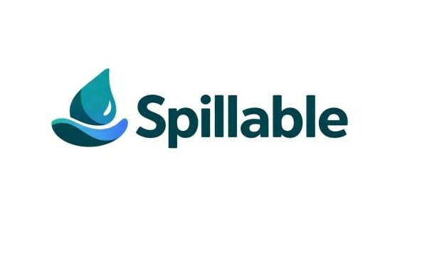 Spillable logo