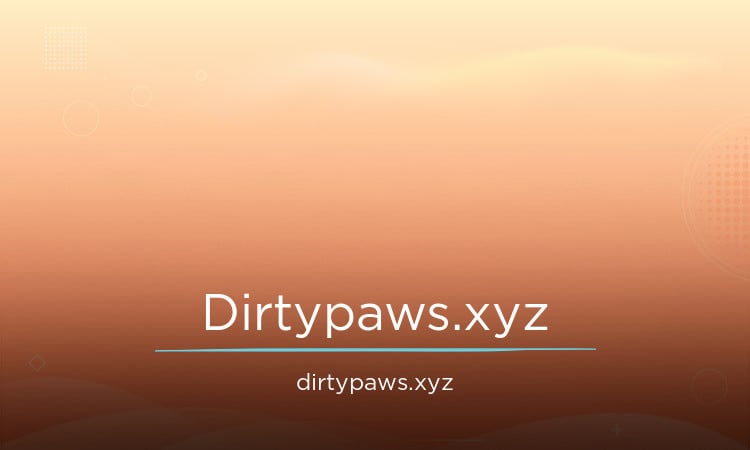 DirtyPaws.xyz - buy New premium domains