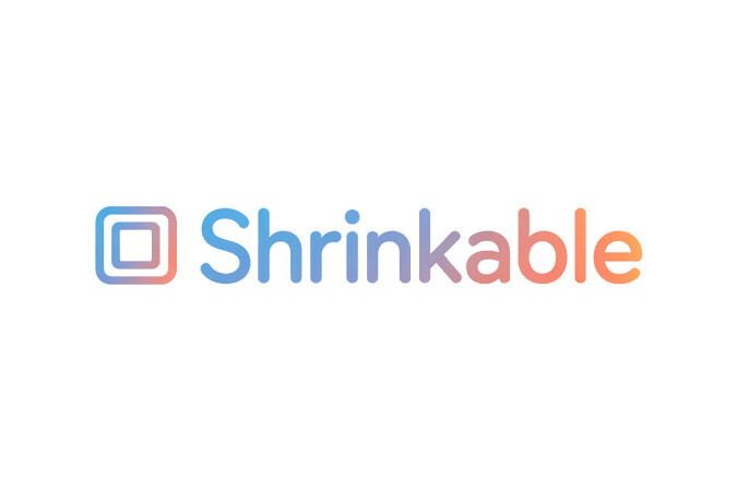 Shrinkable logo