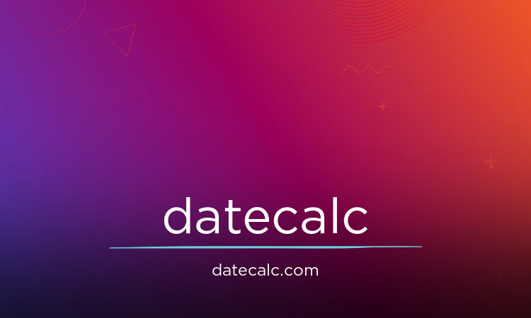 DateCalc.com - Unique premium domain names