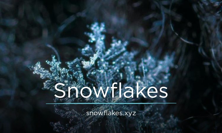 Snowflakes.xyz - Catchy domains for sale