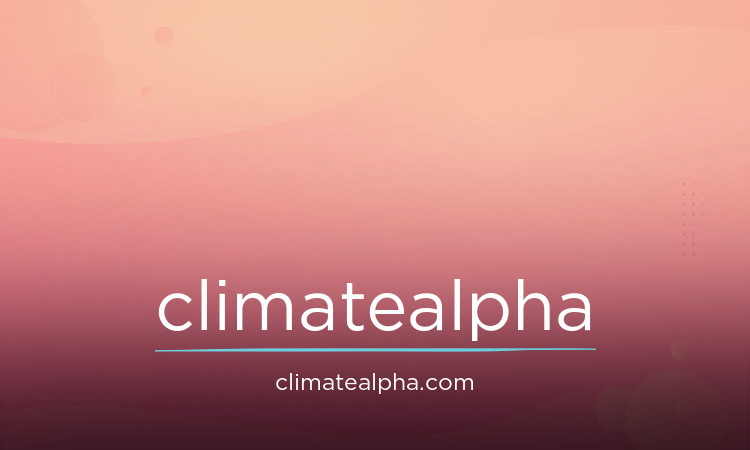 ClimateAlpha.com - Good premium domain names for sale