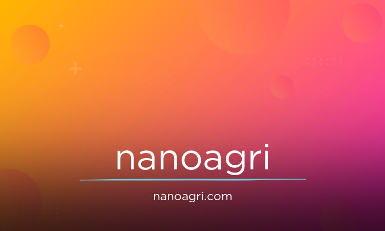 NanoAgri.com - Creative premium domain names