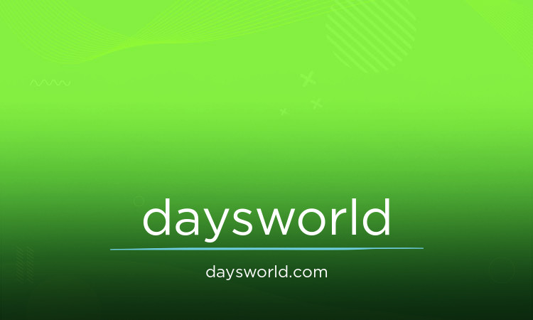 DaysWorld.com - buy Good premium names