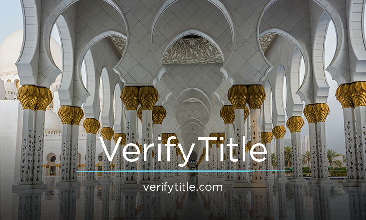 VerifyTitle.com - Good premium domain marketplace
