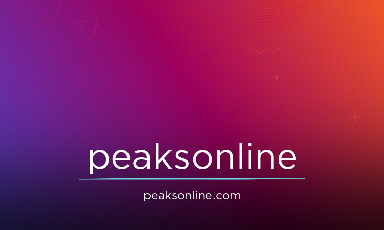 PeaksOnline.com - buy Creative premium domains